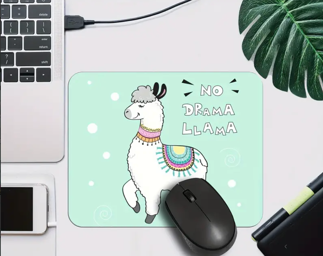 Llama Mouse Pad 7.9 X 9.5 Inch diferents sizes and shapes