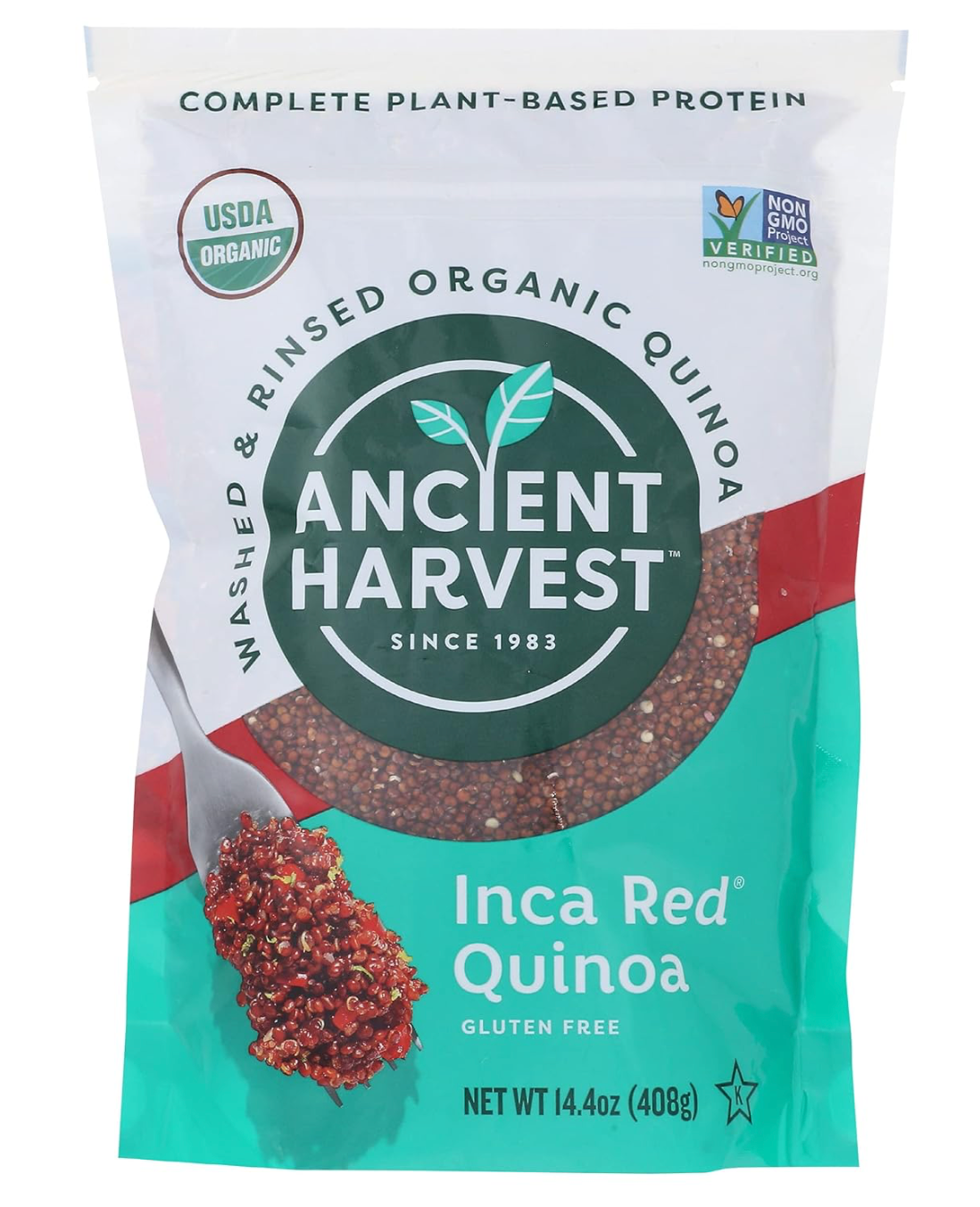 Ancient Harvest Gluten Free Organic Quinoa Inca Red 12 Oz