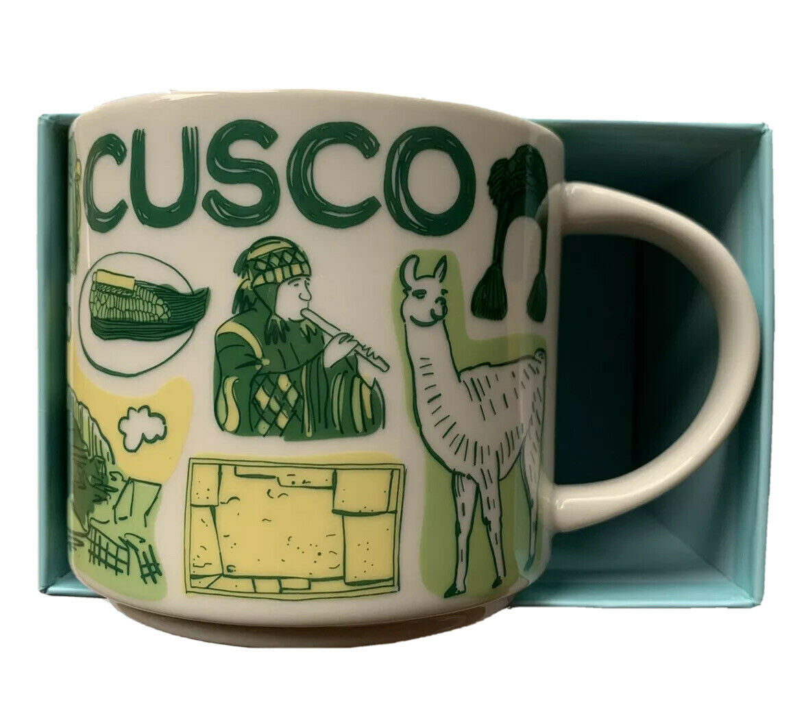 Starbucks Been There Series Cusco Peru Mug - Machu Picchu Collectible Cup 14 oz