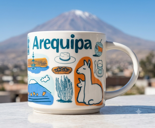 Starbucks 'Been There Series' Cup, Mug, Coffee mug - AREQUIPA, PERU Collectible Cup 14 oz
