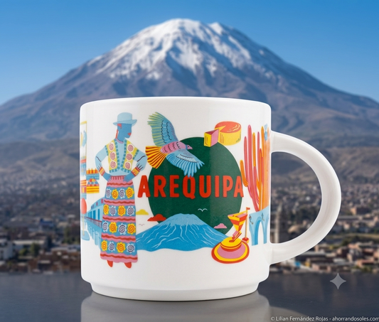 Starbucks Discovery Series Cup, Mug, Coffee mug AREQUIPA, PERU Collectible Cup 14 oz