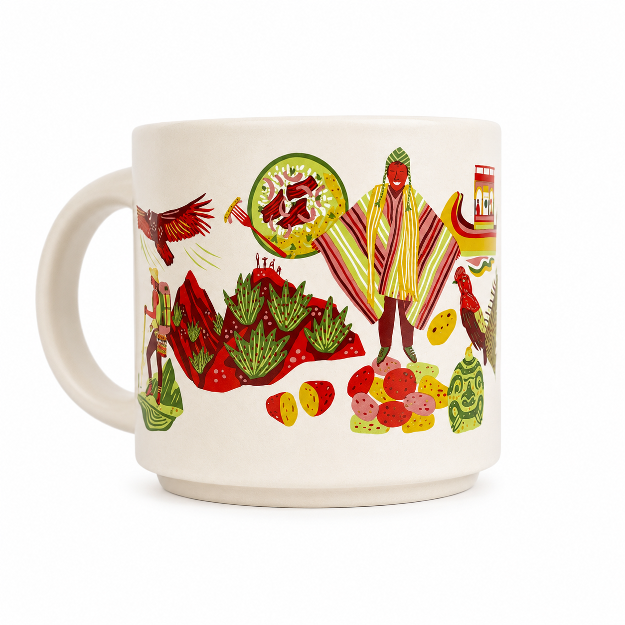 Taza Starbucks Peru Been There Series – Taza de cerámica de 14 oz – Nueva