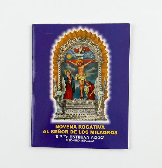 Lord of Miracles Novena Prayer Book – Spanish Señor de los Milagros Devotion Booklet, 40 Pages