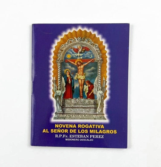 Lord of Miracles Novena Prayer Book – Spanish Señor de los Milagros Devotion Booklet, 40 Pages